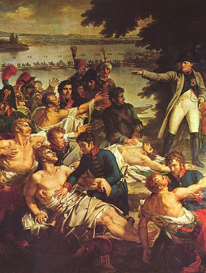 Charles Meynier Napoleons Ruckkehr auf die Insel Lobau am 23. Mai 1809 Sweden oil painting art